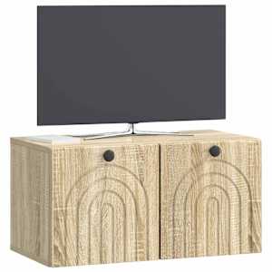 Nástěnná TV skříň Dub sonoma 59,5 x 31 x 30 cm Kompozitní dřevo - obrázek 2