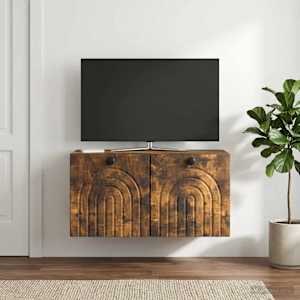 Nástěnná TV skříň Nástěnný Kouřový dub 59,5 x 31 x 30 cm - obrázek 1