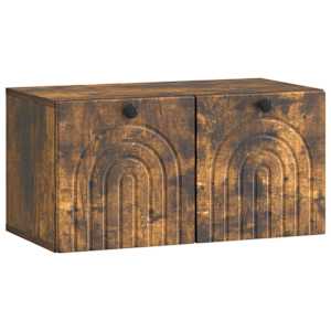 Nástěnná TV skříň Nástěnný Kouřový dub 59,5 x 31 x 30 cm - obrázek 2