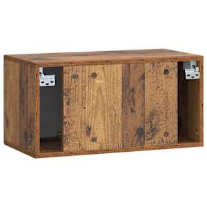 Nástěnná TV skříň Nástěnný Staré dřevo 59,5 x 31 x 30 cm - obrázek 8