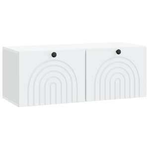 Nástěnná TV skříň Bílá 78,5 x 31 x 30 cm Kompozitní dřevo - obrázek 2
