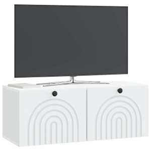 Nástěnná TV skříň Bílá 78,5 x 31 x 30 cm Kompozitní dřevo - obrázek 3