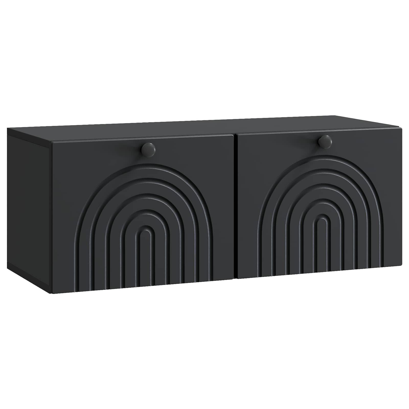 Seinälle asennettava TV-kaappi Musta 78,5 x 31 x 30 cm
