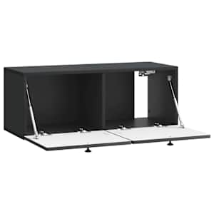 Nástěnná TV skříň Černá 78,5 x 31 x 30 cm Kompozitní dřevo - obrázek 5