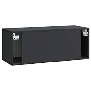 Nástěnná TV skříň Černá 78,5 x 31 x 30 cm Kompozitní dřevo - obrázek 8