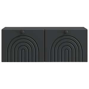Nástěnná TV skříň Černá 78,5 x 31 x 30 cm Kompozitní dřevo - obrázek 6