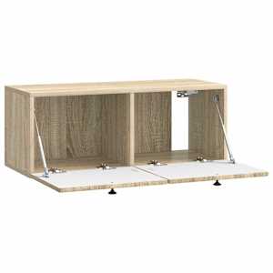 Nástěnná TV skříň Dub sonoma 78,5 x 31 x 30 cm Kompozitní dřevo - obrázek 5