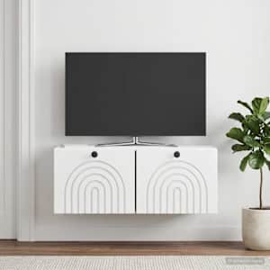 Nástěnná TV skříň Bílá s vysokým leskem 78,5 x 31 x 30 cm - obrázek 4