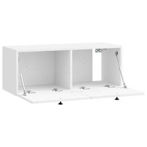 Nástěnná TV skříň Bílá s vysokým leskem 78,5 x 31 x 30 cm - obrázek 5