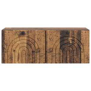 Nástěnná TV skříň Nástěnný Staré dřevo 78,5 x 31 x 30 cm - obrázek 6