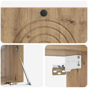 Nástěnná TV skříň 78,5 x 31 x 30 cm Dub artisan - obrázek 9