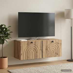 Nástěnná TV skříň 78,5 x 31 x 30 cm Dub artisan - obrázek 4