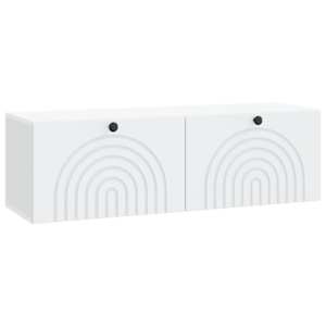 Nástěnná TV skříň Bílá 98 x 31 x 30 cm Kompozitní dřevo - obrázek 2