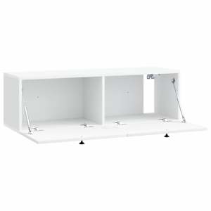 Nástěnná TV skříň Bílá 98 x 31 x 30 cm Kompozitní dřevo - obrázek 5