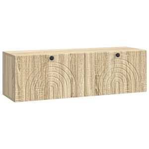 Nástěnná TV skříň Dub sonoma 98 x 31 x 30 cm Kompozitní dřevo - obrázek 2