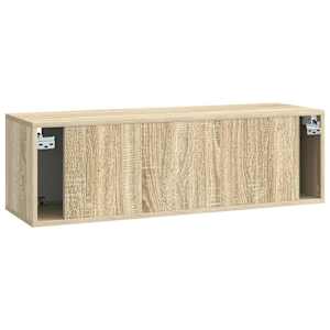 Nástěnná TV skříň Dub sonoma 98 x 31 x 30 cm Kompozitní dřevo - obrázek 8