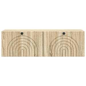 Nástěnná TV skříň Dub sonoma 98 x 31 x 30 cm Kompozitní dřevo - obrázek 6