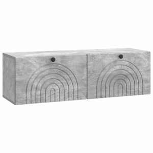 Nástěnná TV skříň Nástěnný Betonově šedá 98 x 31 x 30 cm - obrázek 2