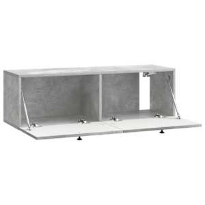 Nástěnná TV skříň Nástěnný Betonově šedá 98 x 31 x 30 cm - obrázek 5