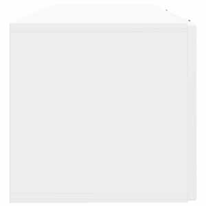 Nástěnná TV skříň Bílá s vysokým leskem 98 x 31 x 30 cm - obrázek 7