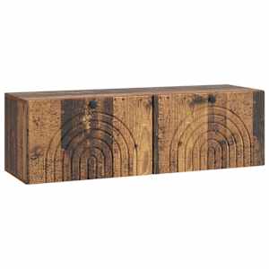 Nástěnná TV skříň Staré dřevo 98 x 31 x 30 cm Kompozitní dřevo - obrázek 2