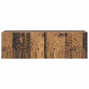 Nástěnná TV skříň Staré dřevo 98 x 31 x 30 cm Kompozitní dřevo - obrázek 6