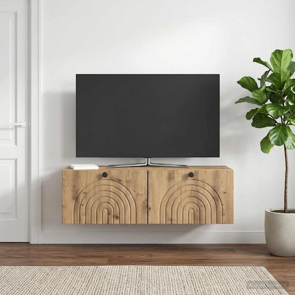 Seinälle asennettava TV-kaappi Artisaanitammi 98 x 31 x 30 cm