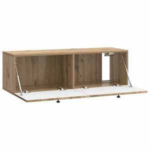 Nástěnná TV skříň 98 x 31 x 30 cm Dub artisan Kompozitní dřevo - obrázek 5