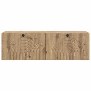 Nástěnná TV skříň 98 x 31 x 30 cm Dub artisan Kompozitní dřevo - obrázek 6