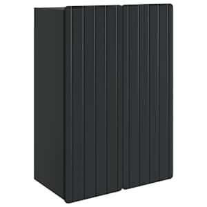 Omara za steno Črna 66 x 34,5 x 92 cm Inženirski les