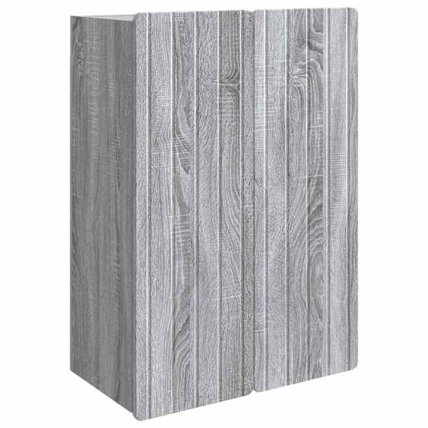 vidaXL Seinale kinnitatav kapp Hall Sonoma 66 x 34,5 x 92 cm Tehispuit