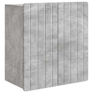 Omara za steno Betonsko siva 59 x 31 x 64 cm Inženirski les