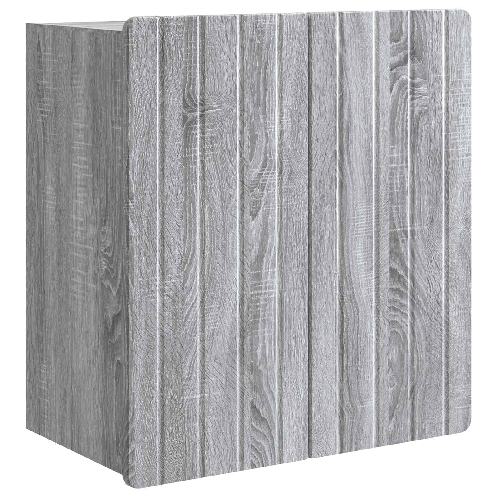 vidaXL Dulap montat pe perete Sonoma gri 59 x 31 x 64 cm