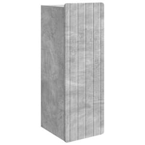 Omara za steno Betonsko siva 33 x 34,5 x 94 cm Inženirski les