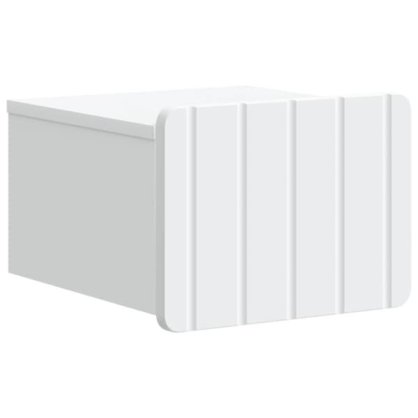 vidaXL Seinale kinnitatav &ouml;&ouml;tis Valge 33 x 34,5 x 24 cm Tehispuit