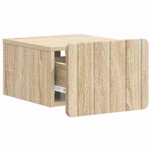 Nástěnný noční stolek 2 pcs Dub sonoma 33 x 34,5 x 24 cm - obrázek 4