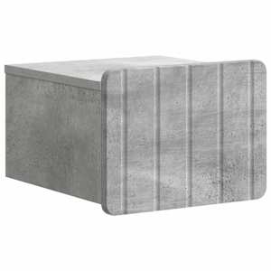 Nástěnný noční stolek 2 pcs Betonově šedá 33 x 34,5 x 24 cm - obrázek 3