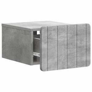 Nástěnný noční stolek 2 pcs Betonově šedá 33 x 34,5 x 24 cm - obrázek 4