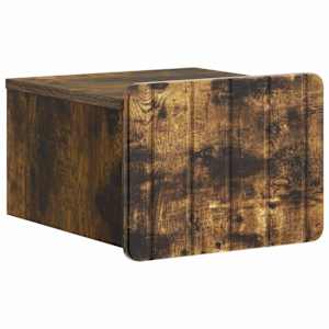 Nástěnný noční stolek 2 pcs Kouřový dub 33 x 34,5 x 24 cm - obrázek 3
