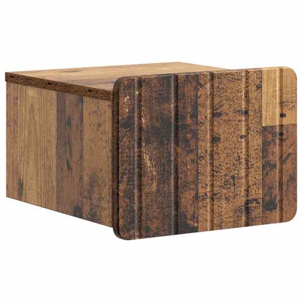 vidaXL Seinale kinnitatav &ouml;&ouml;tis Vana puit 33 x 34,5 x 24 cm Tehispuit