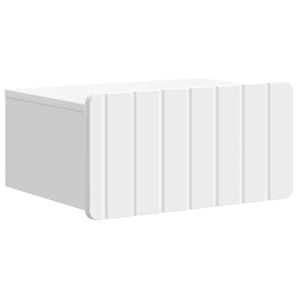 vidaXL Seinale kinnitatav &ouml;&ouml;tis Valge 49 x 34,5 x 24 cm Tehispuit