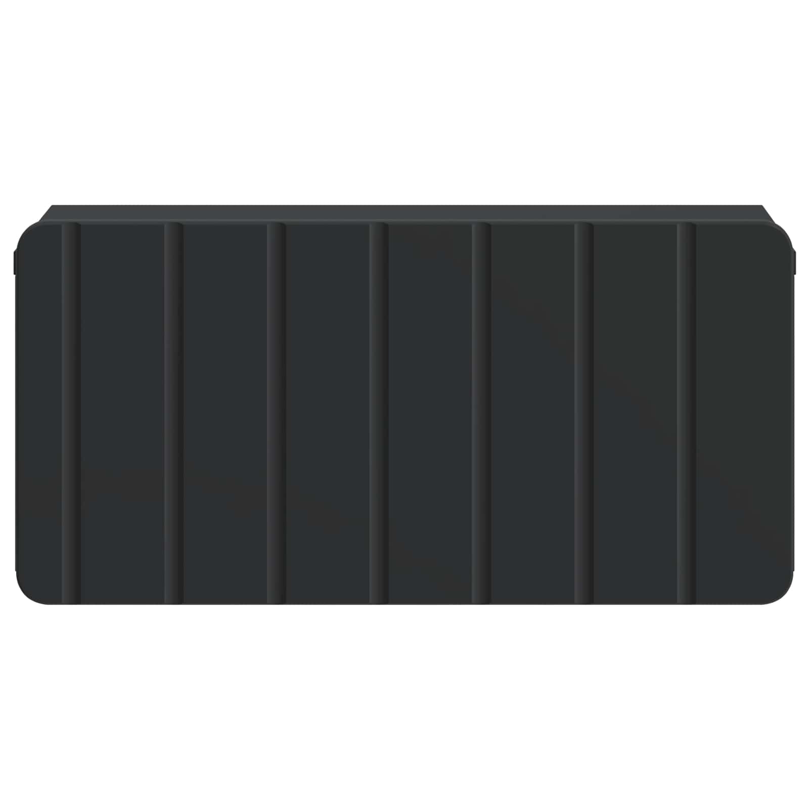 Stenski nočni omarici s predalom 2 pcs Črna 49 x 34,5 x 24 cm - slika 5