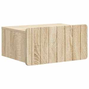 Nástěnný noční stolek 2 pcs Dub sonoma 49 x 34,5 x 24 cm - obrázek 5