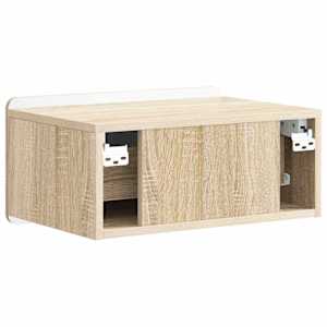 Nástěnný noční stolek 2 pcs Dub sonoma 49 x 34,5 x 24 cm - obrázek 9