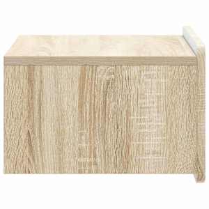 Nástěnný noční stolek 2 pcs Dub sonoma 49 x 34,5 x 24 cm - obrázek 8