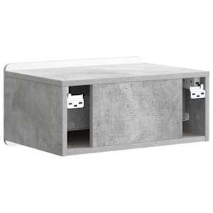 Nástěnný noční stolek 2 pcs Betonově šedá 49 x 34,5 x 24 cm - obrázek 9