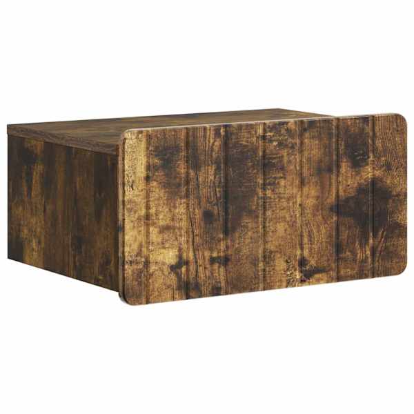 vidaXL Seinale kinnitatav &ouml;&ouml;tis Suitsutatud tamm 49 x 34,5 x 24 cm
