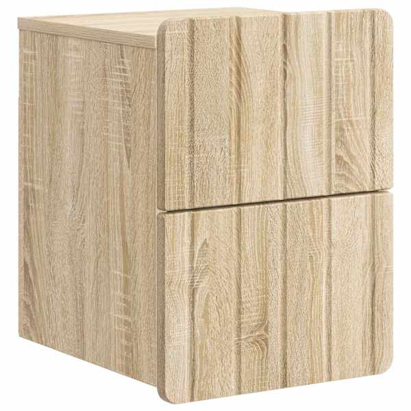 vidaXL Seinale kinnitatav &ouml;&ouml;tis Sonoma tamm 33 x 34,5 x 43 cm
