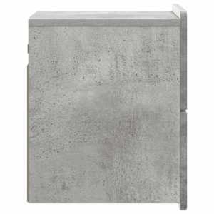 Nástěnný noční stolek 2 pcs Betonově šedá 33 x 34,5 x 43 cm - obrázek 8