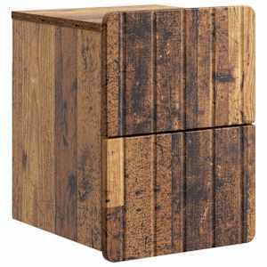 Stenski nočni omarici Star les 33 x 34,5 x 43 cm Inženirski les